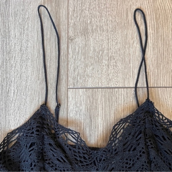 Free People Mariana Bralette In Black Size Extra Small - Picture 5 of 15